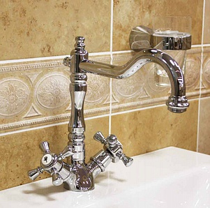 Смеситель Rav Slezak Morava Retro MK121.5/8 Хром