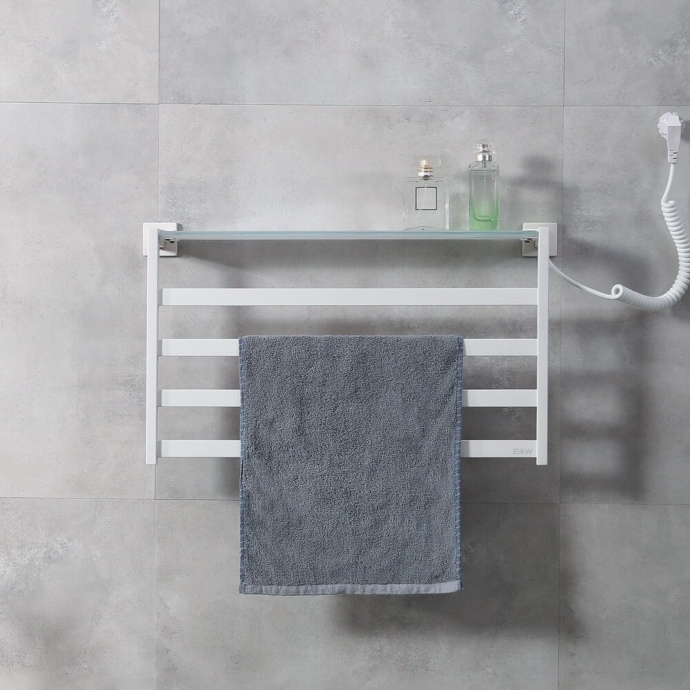 Полотенцесушитель электрический Black&White N-333W 35х58 белый матовый