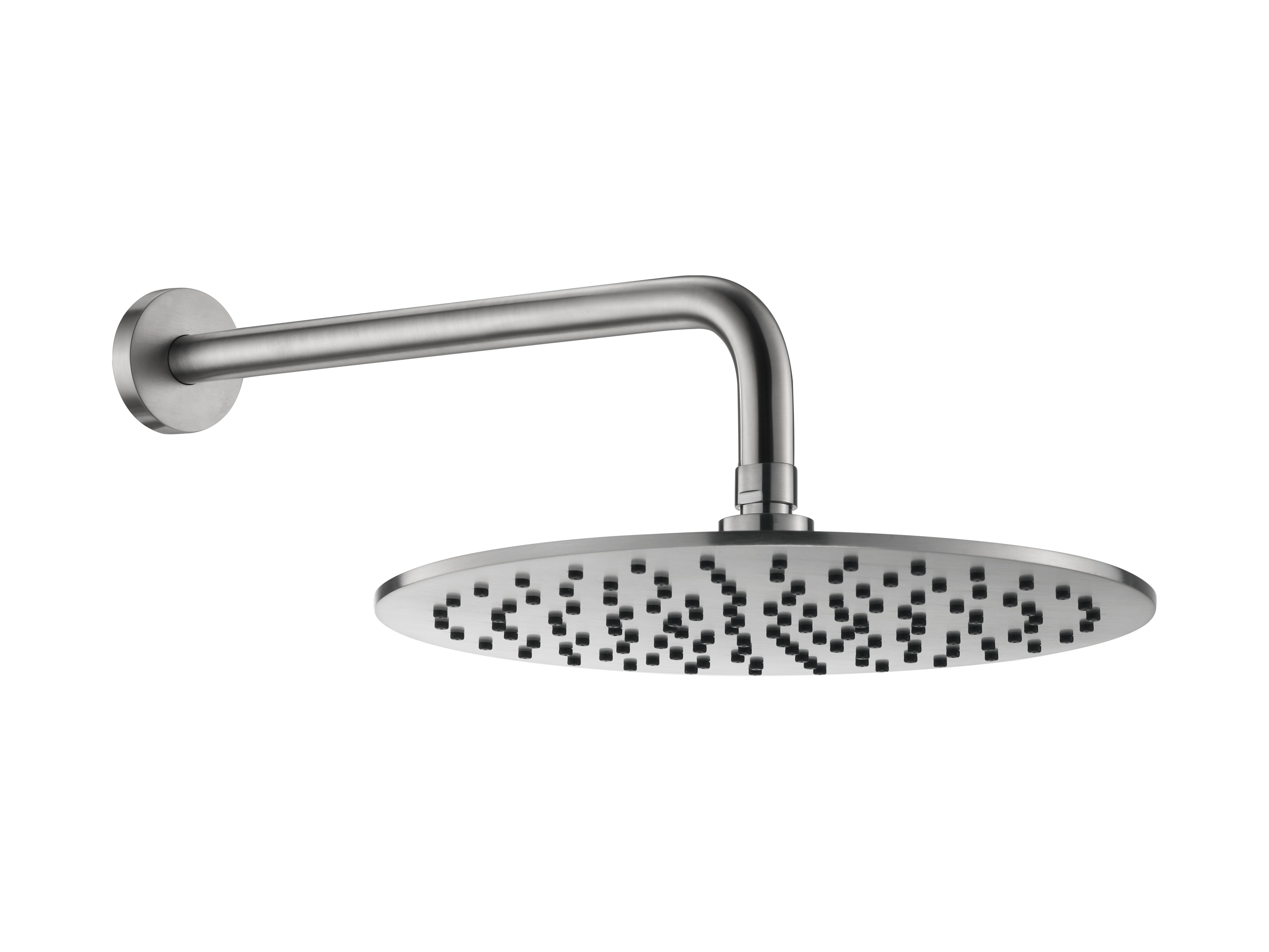 Настенный верхний душ 30см Benesque Lumiere 22010402 никель брашированный