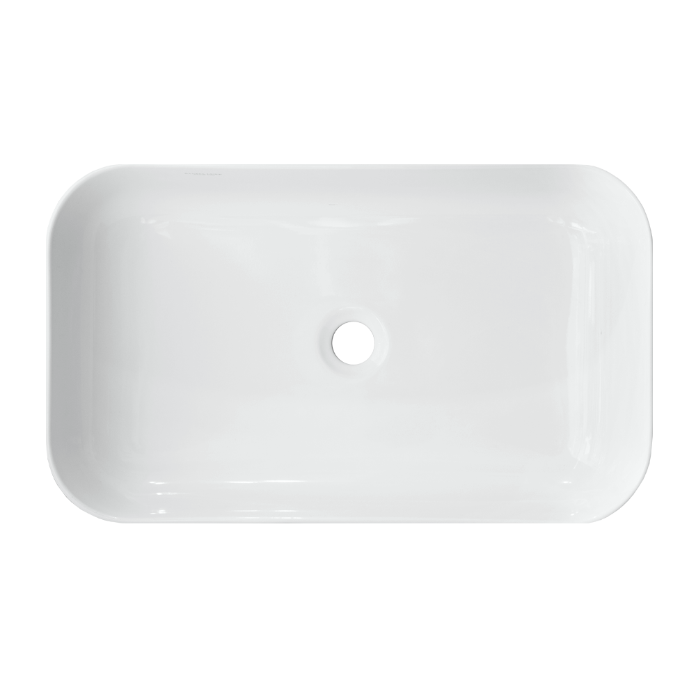 Раковина накладная 60см Sanita Luxe Infinity INF60SLWB01S белый