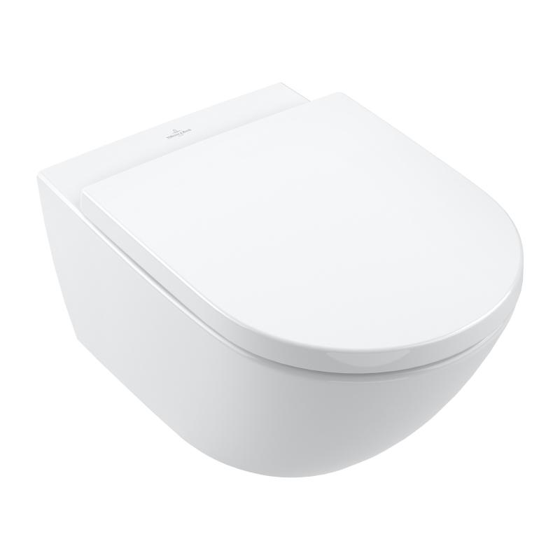 Унитаз подвесной Villeroy & Boch Subway 3.0 4670TSR1 белый, с сиденьем микролифт