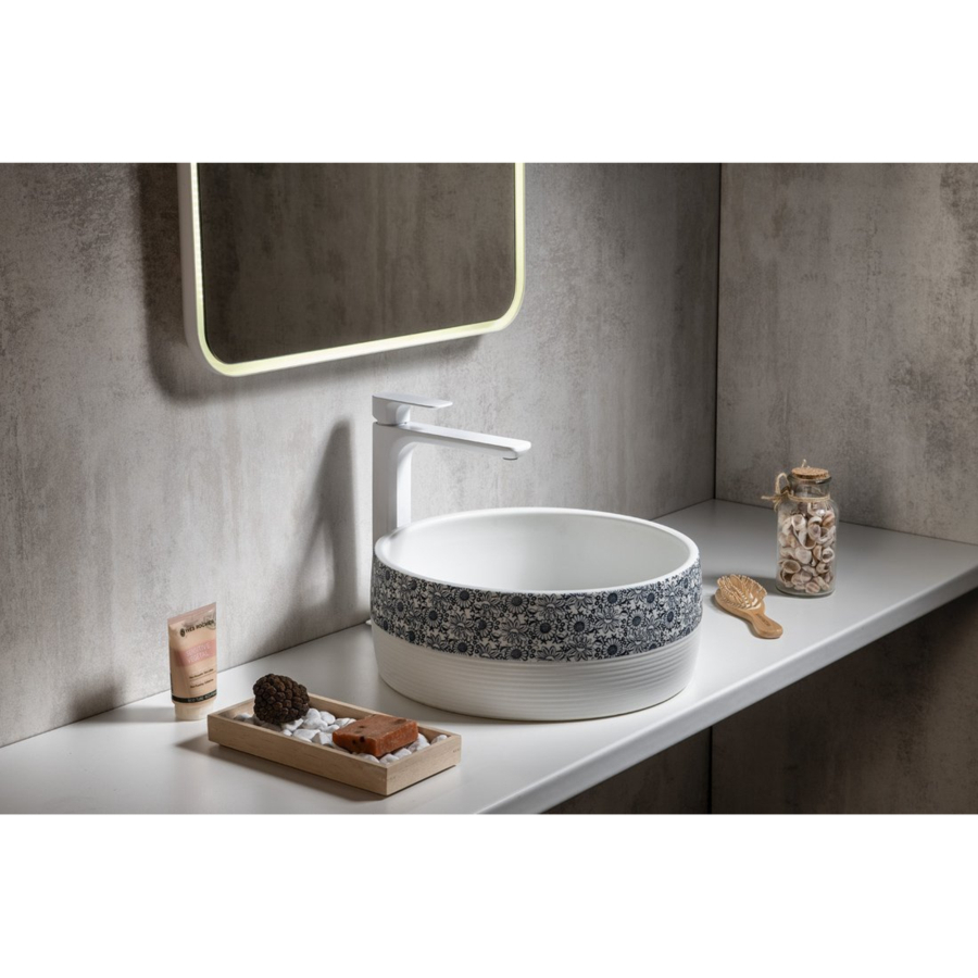 Раковина накладная 40,5см SAPHO PRIORI PI027 белый