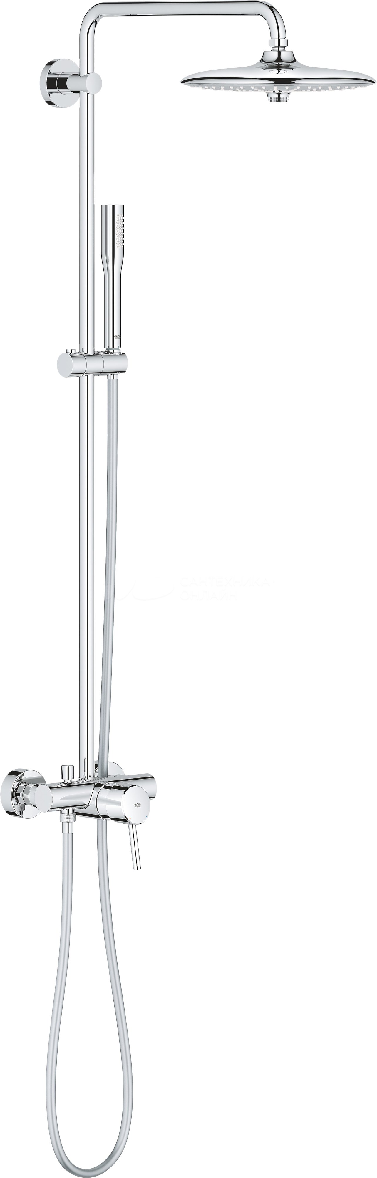Душевая стойка Grohe Euphoria Concetto 23061002 хром
