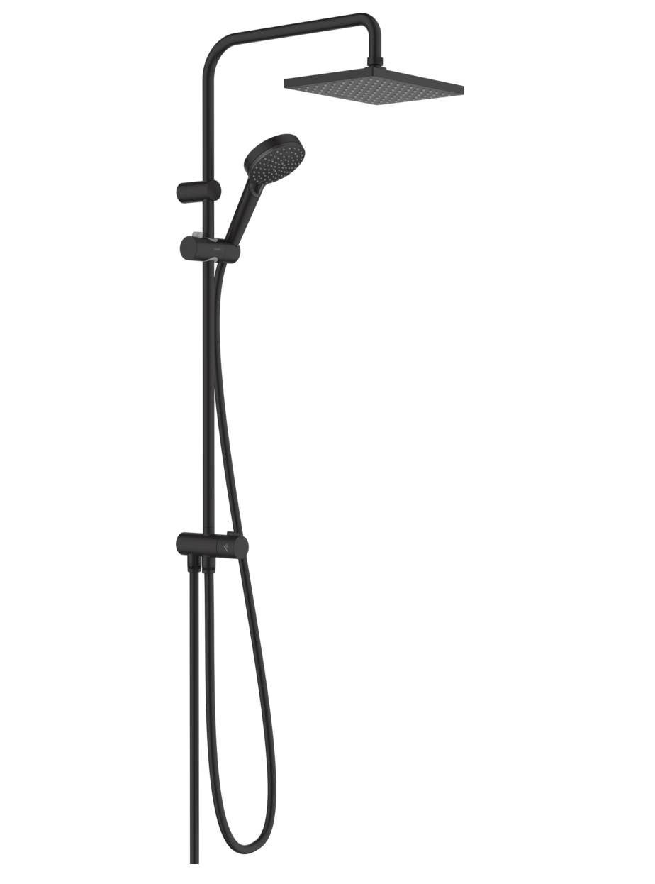 Душевая стойка Hansgrohe Vernis Shape 26289670 черный матовый