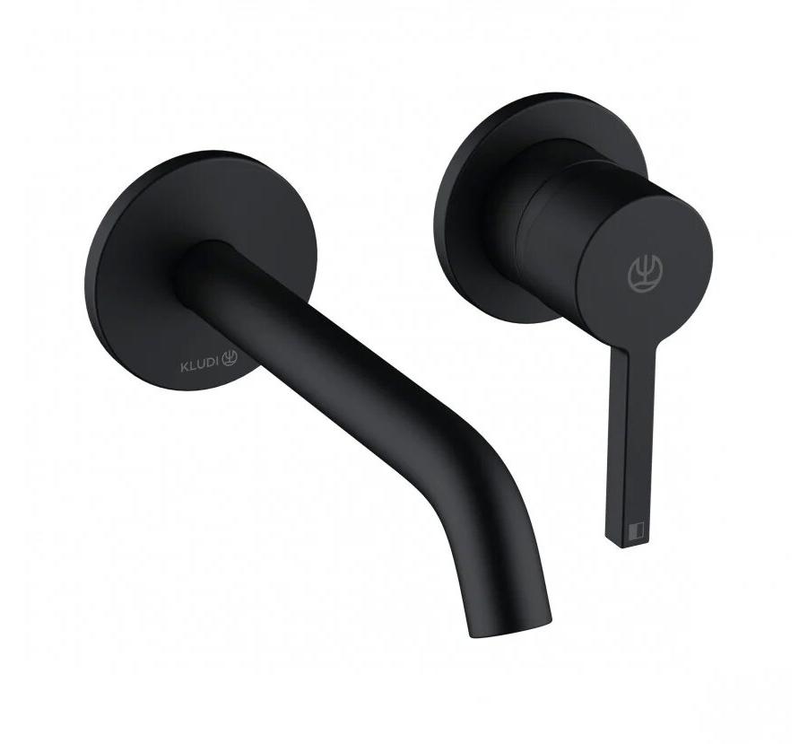 Смеситель для раковины Kludi Nova Fonte 202443915 черный матовый