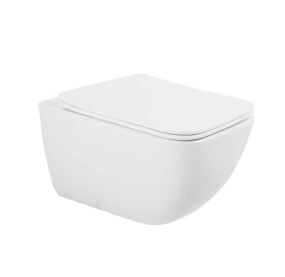 Унитаз подвесной безободковый GID Tr2143TF белый с сиденьем микролифт