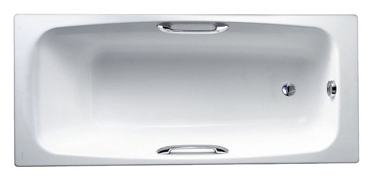 Чугунная ванна Jacob Delafon Diapason E2926 170x75 см с ручками