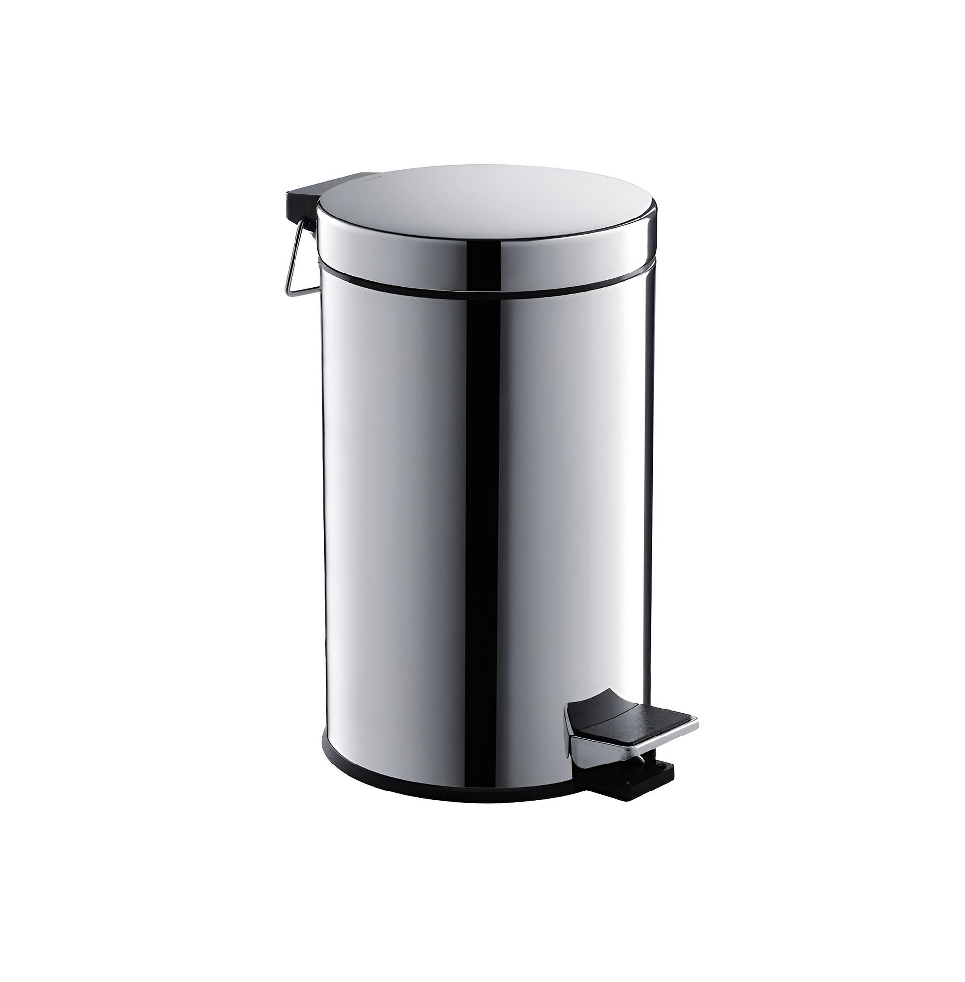 Мусорное ведро с педалью 8л Aquatek AQ4992CR хром