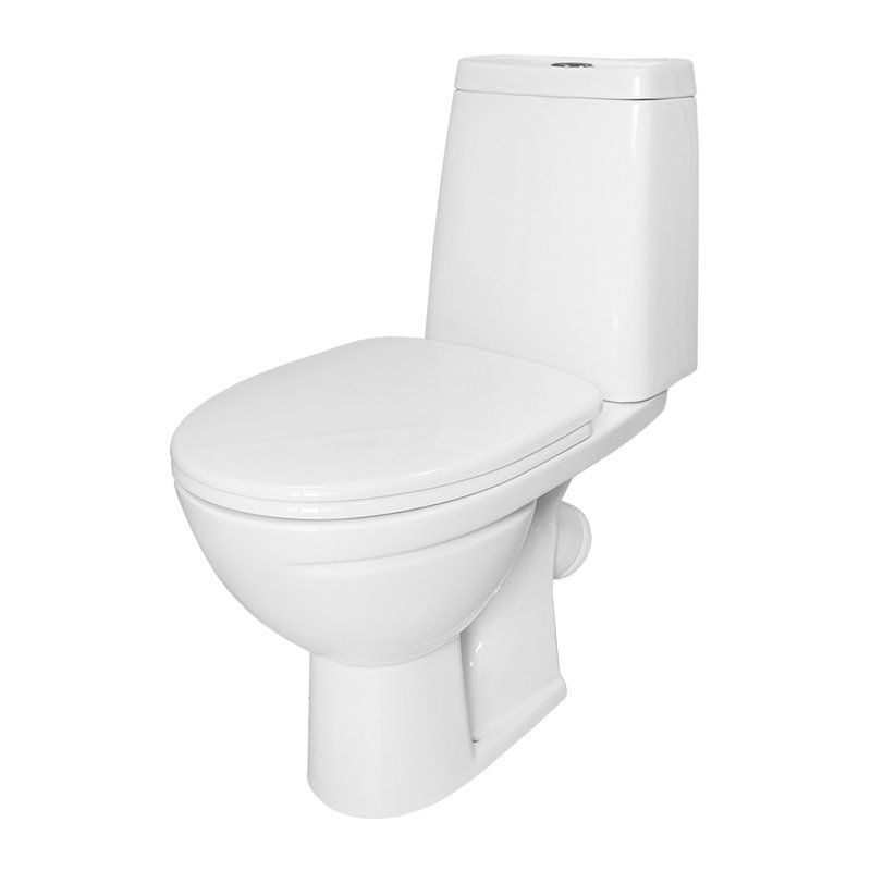 Унитаз-компакт безободковый Sanita Марс MRSSACC01030413R с бачком и сиденьем микролифт