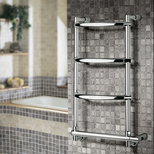 Полотенцесушитель электрический Margaroli Luna 532-4 5323704CRNB 660х470 хром