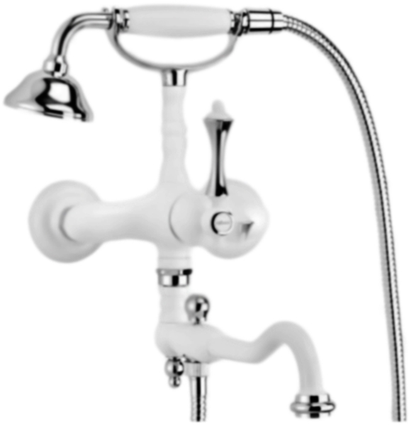 Смеситель для ванны Cezares Margot MARGOT-VDFM2-NLC Черный/хром