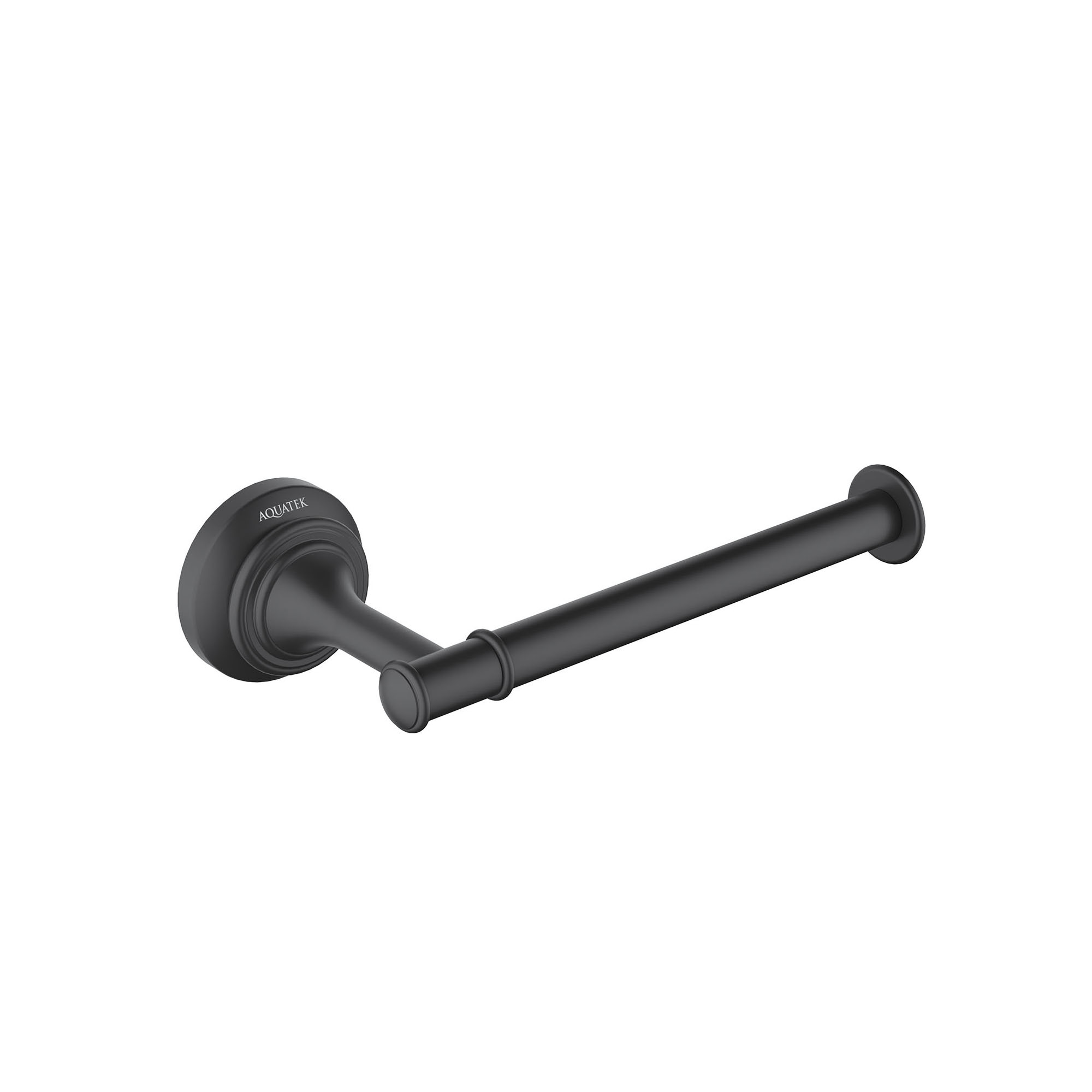 Держатель туалетной бумаги Aquatek Классик AQ4508MB черный матовый