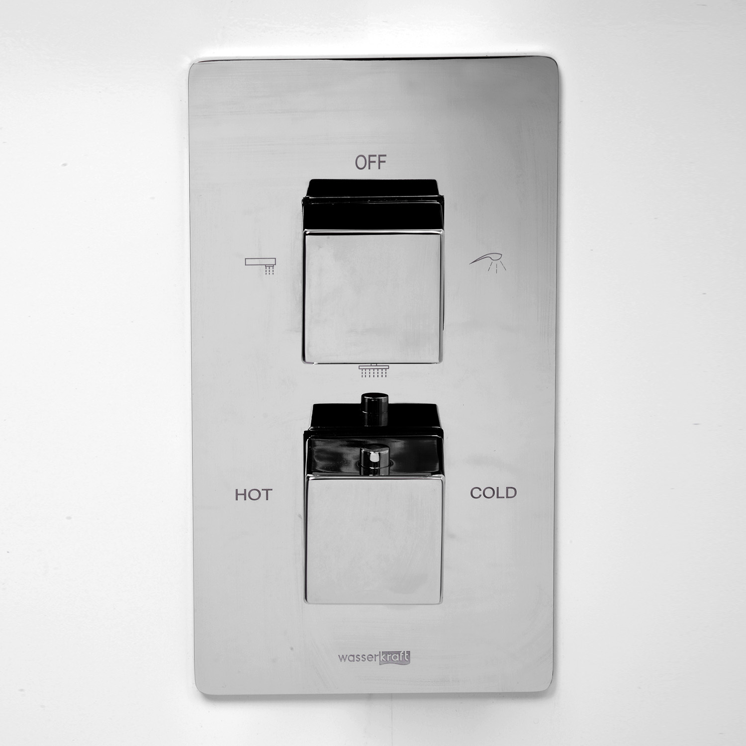 Термостат для душа WasserKraft Alme 1544 Thermo хром