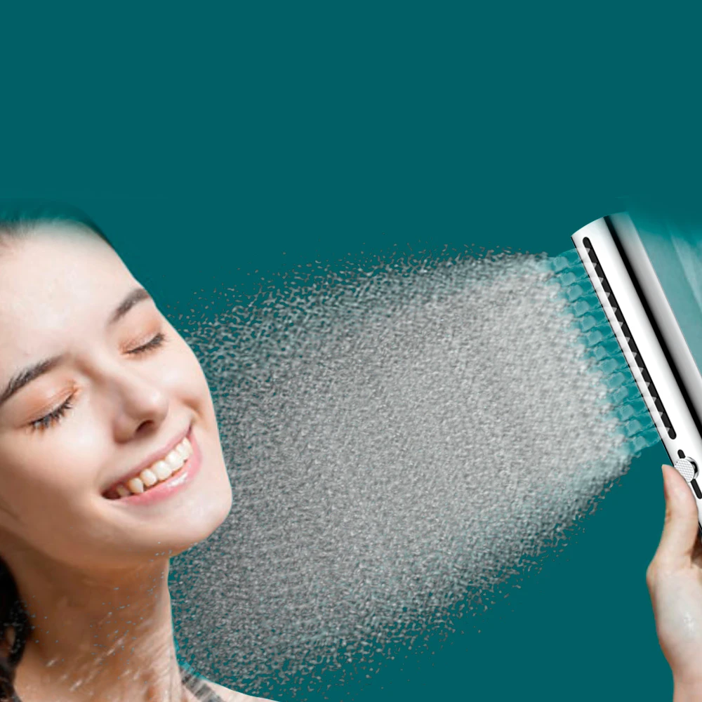 AQM8505CR Ручной душ микрофон 225 мм, 4 режима, слайдер, материал - сталь, цвет хром