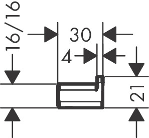 Крючок Hansgrohe AddStories 41742700 белый матовый