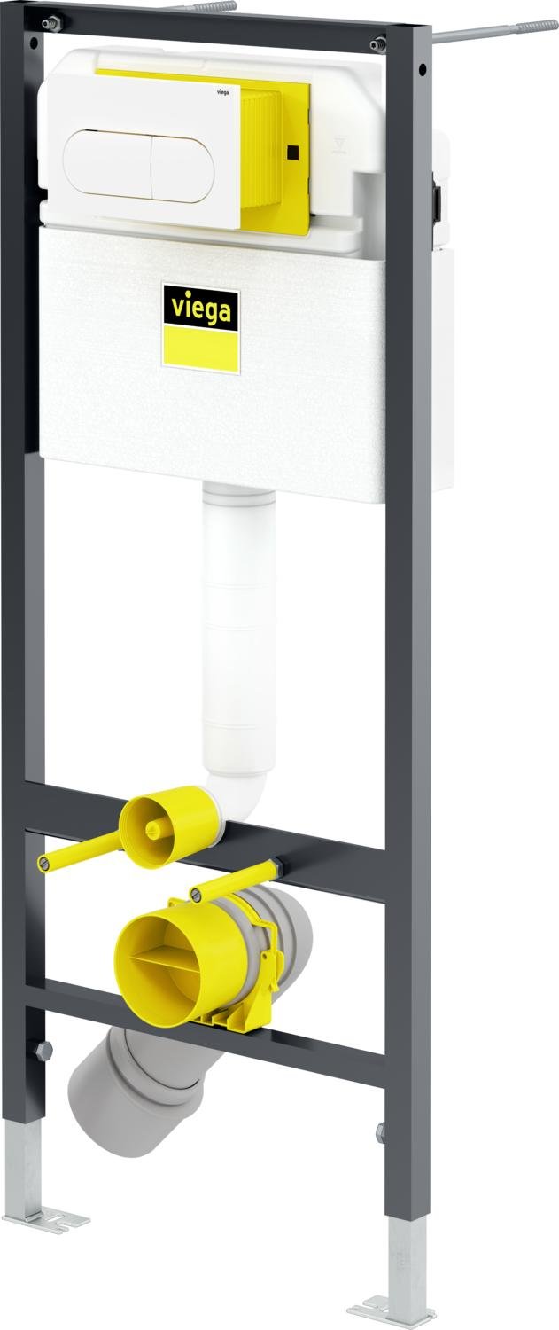 Готовое решение для подвесных унитазов Viega Prevista Dry 792831 белый