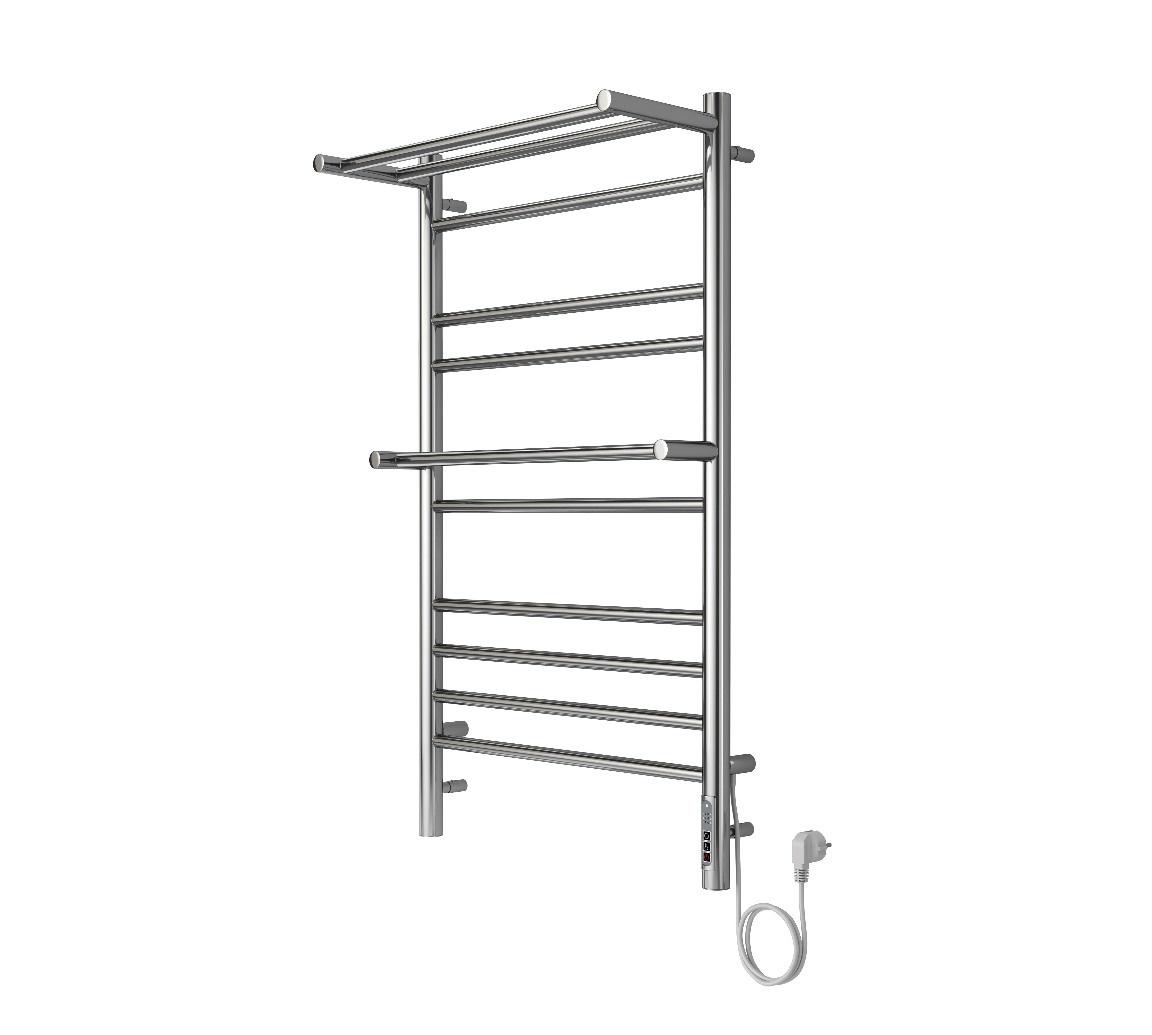 Полотенцесушитель элекрический Aquatek Альфа 90х50 хром