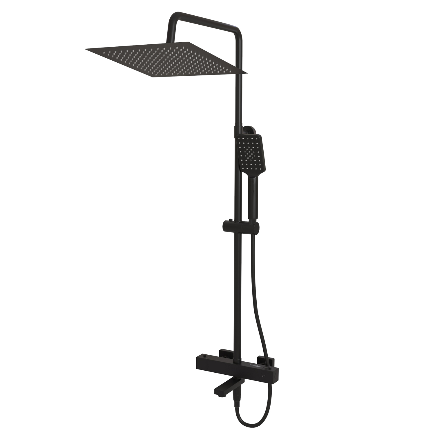 Душевая стойка WasserKRAFT A29901 черный матовый