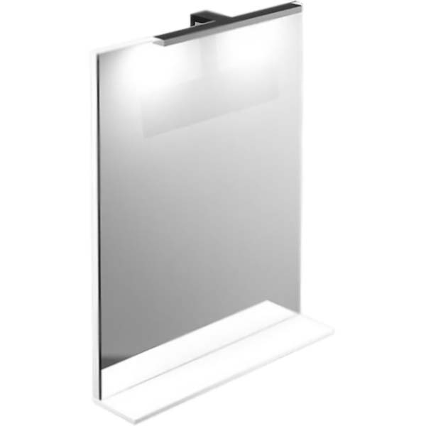 Зеркало Iddis Custo 55 с подсветкой Белое