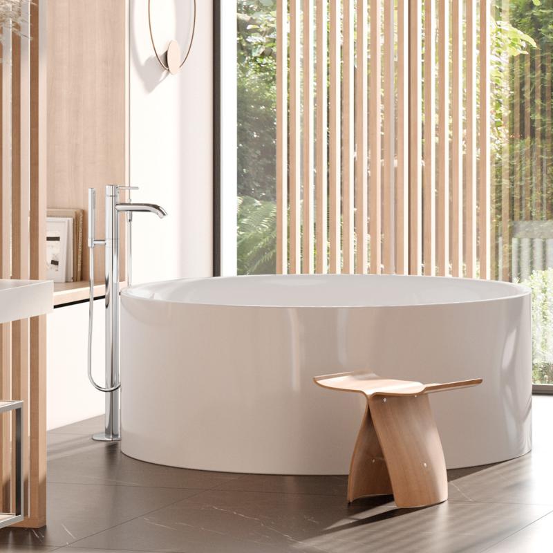 Смеситель для ванны Kludi Bozz 385900576 хром