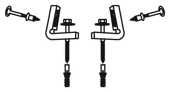 Комплект креплений Hatria Le Fiabe Y0IQ01