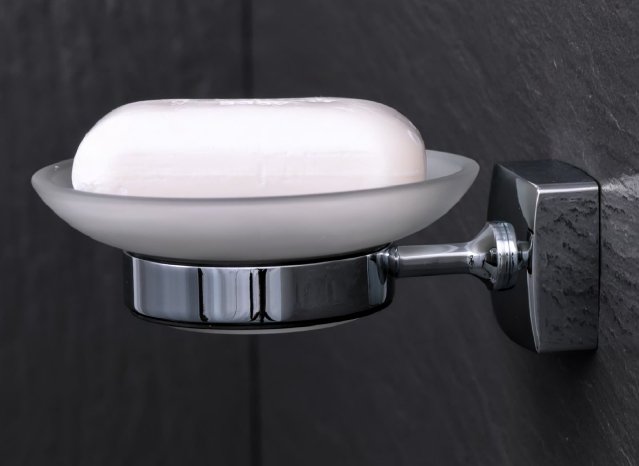 Мыльница Fixsen Kvadro FX-61308 Хром