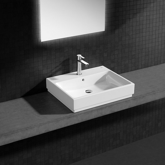 Раковина накладная 60см Grohe Cube Ceramic 3947700H белый