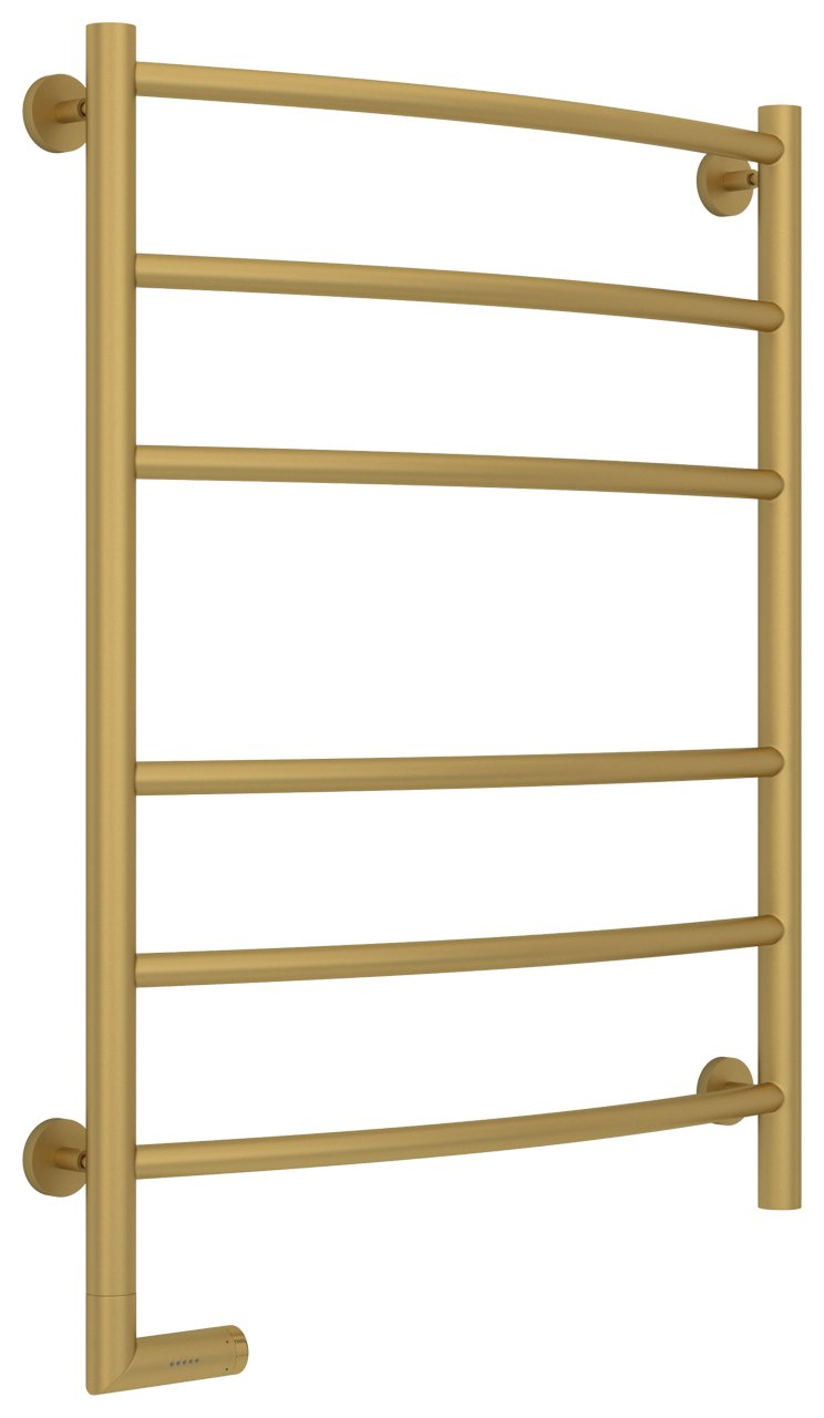 Полотенцесушитель электрический Сунержа Галант 2.0 80х60 золото матовое, подключение правое