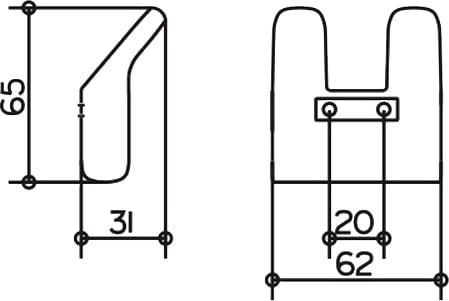 Крючок для полотенца Keuco Collection Moll 12713 010000 Хром