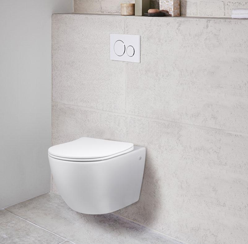 Унитаз подвесной безободковый Vincea Globo VT1-14 белый, с сиденьем микролифт