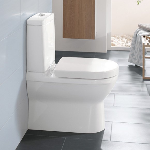 Чаша унитаза-компакта Villeroy & Boch O Novo 56581001 без бачка и сиденья