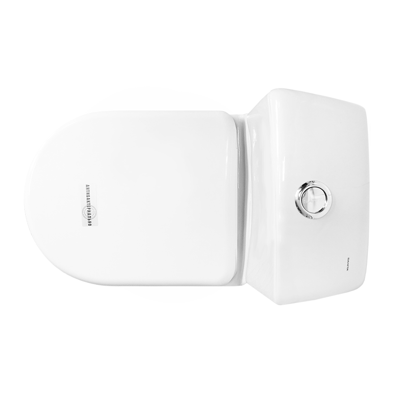 Унитаз Sanita Аттика люкс ATCSACC01060713 белый с бачком и стандартным сиденьем