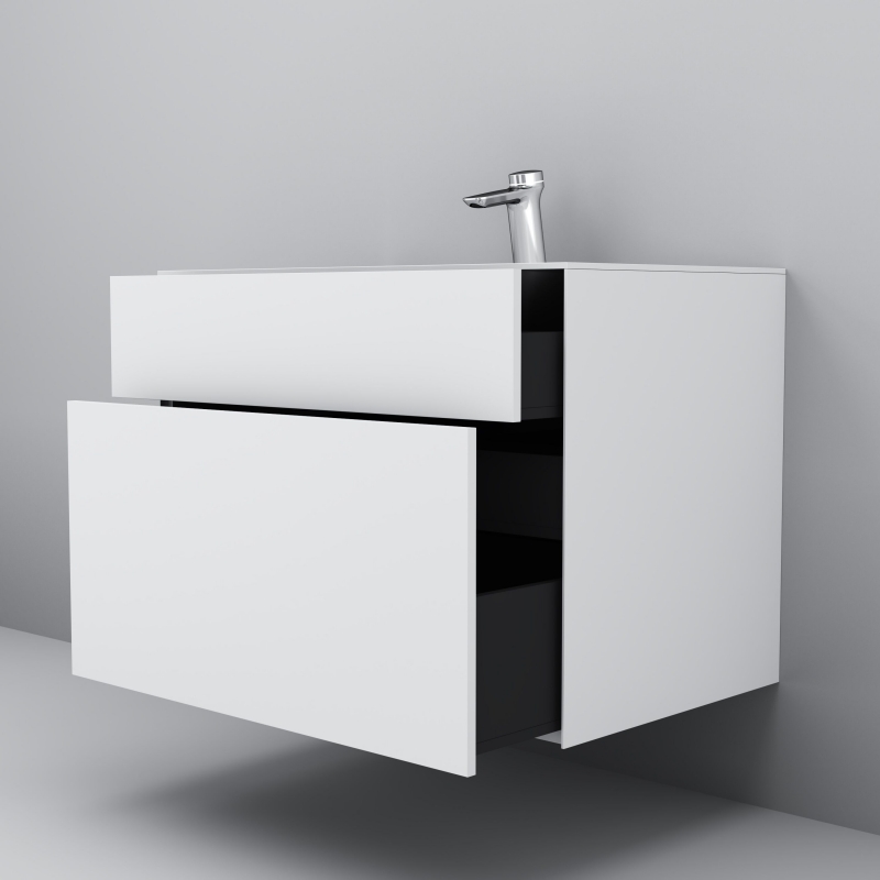 Тумба под раковину AM PM Inspire V2.0 80 подвесная Белая матовая