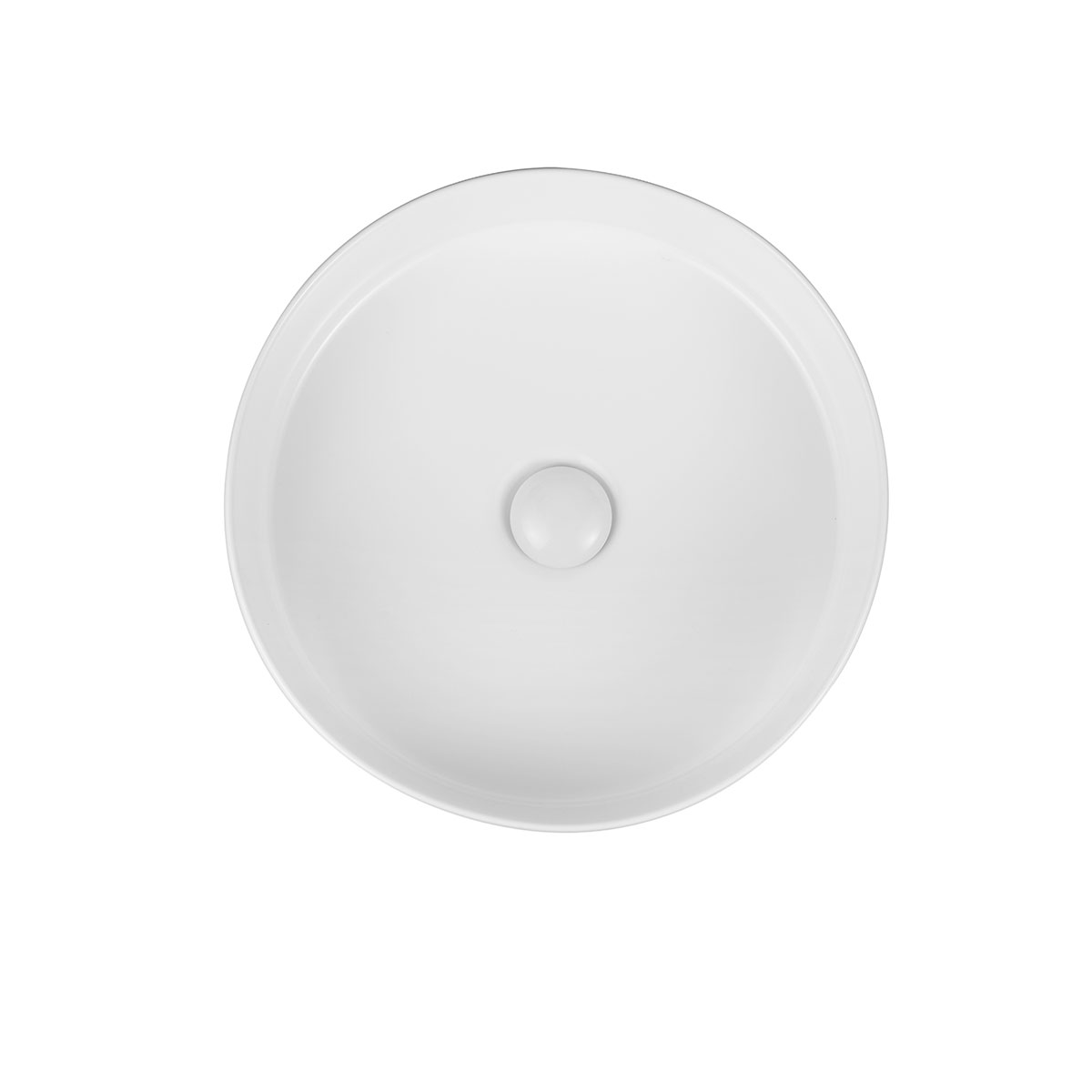 Раковина накладная 40см Vincea VBS-216 белый