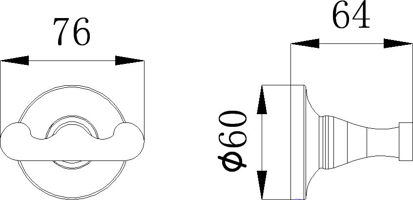 Крючок Rush Corsica CO42220 Хром