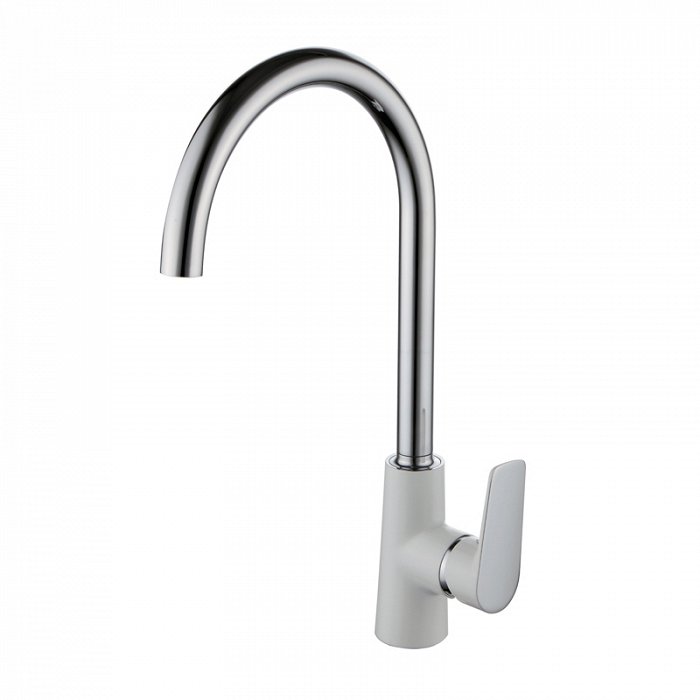 Смеситель для кухни IDDIS Cloud CLOSB00i05 хром глянцевый/белый