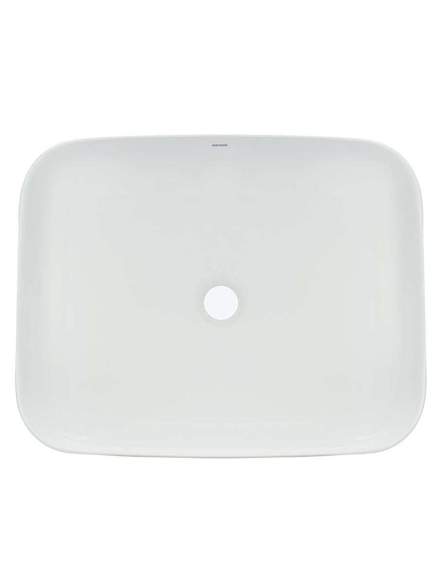 Раковина накладная 50см AQUAme AQM5010 белый