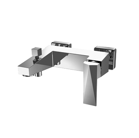 Смеситель для ванны с душем Bravat Iceberg F676110G-01 золото