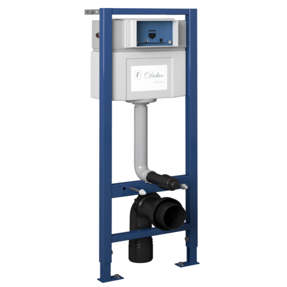 Комплект Delice Nimb 4 в 1: инсталляция, крепления, клавиша смыва Nimb, шумоизоляция