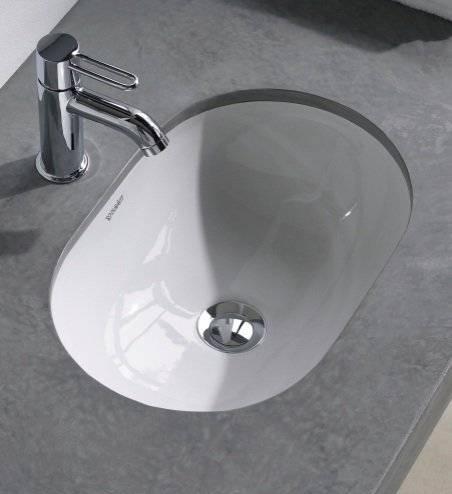 Раковина встраиваемая снизу 56см Duravit D-Code 0338560000 белый