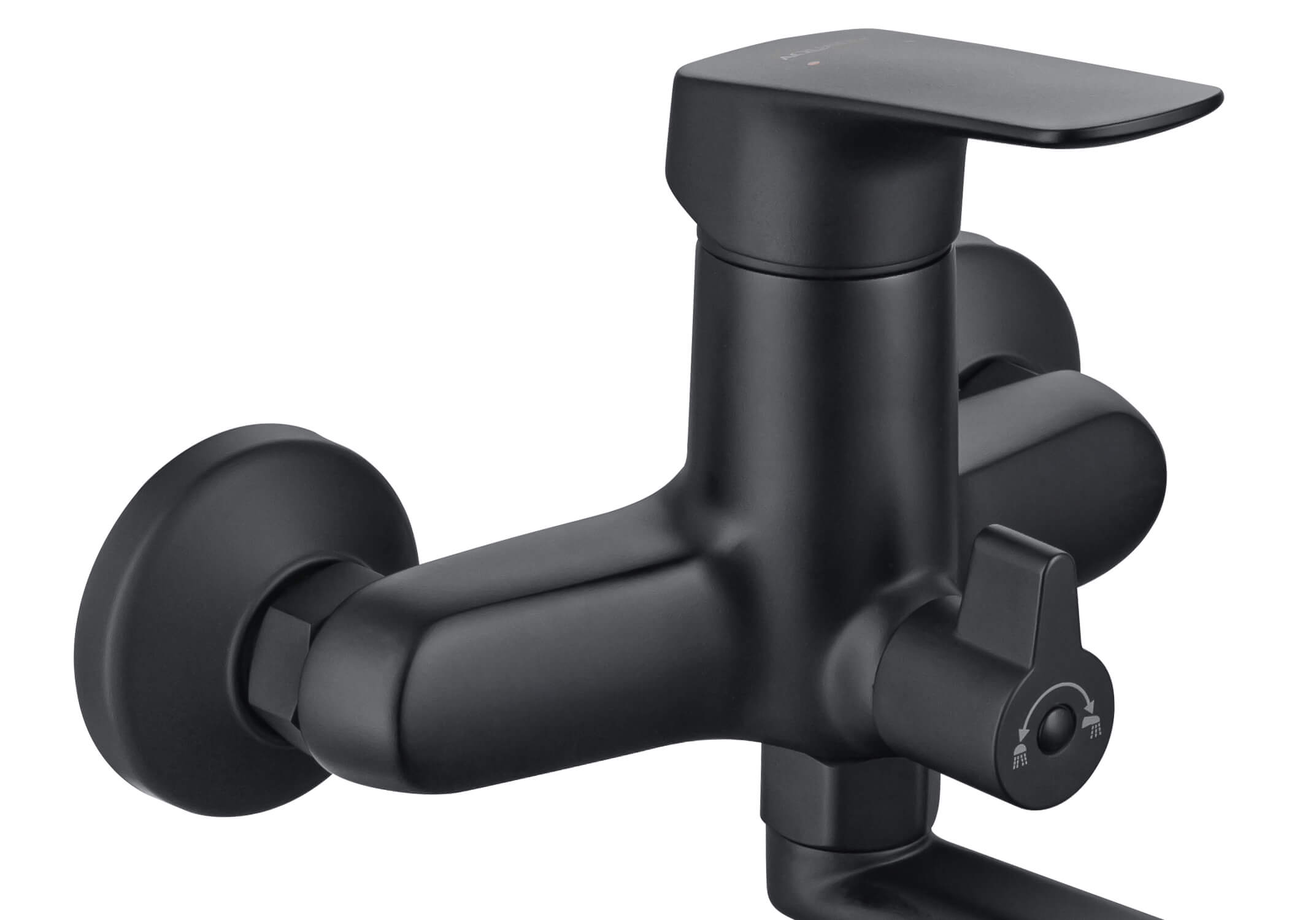 Смеситель для ванны Aquatek AQ1042MB черный матовый