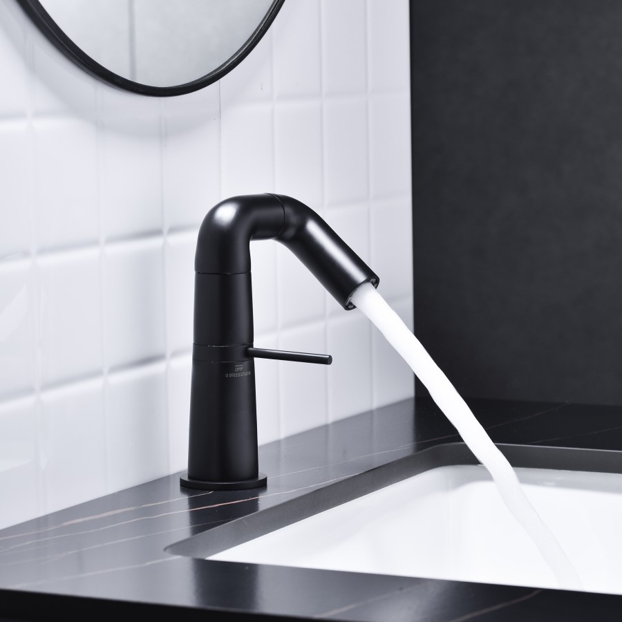 Смеситель для раковины Haiba HB10813-7, черный