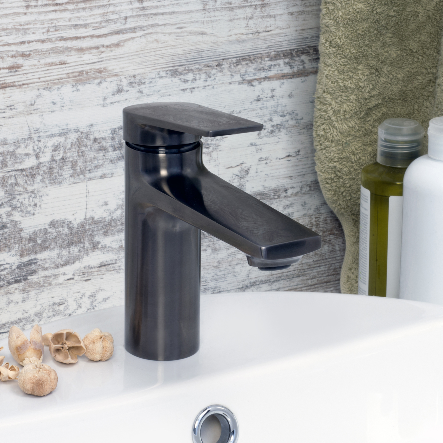 Смеситель для раковины WasserKraft Wiese 8403 графит