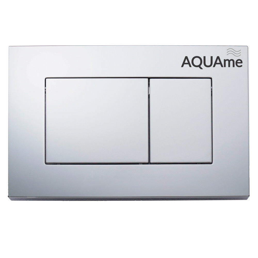 Панель смыва AQUAme AQM4102CR хром