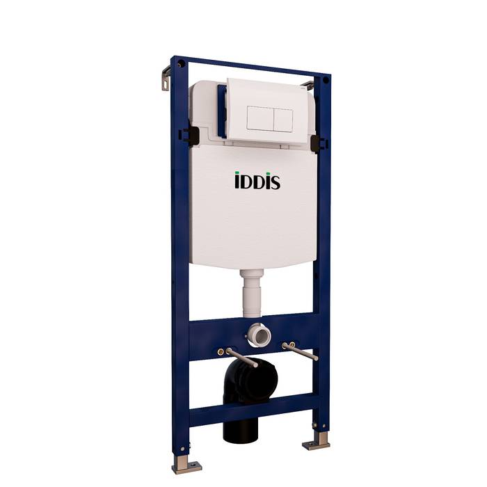 Готовое решение для подвесных унитазов Iddis Optima Home OPH0000i32K клавиша белая