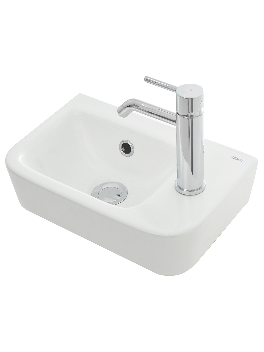 Раковина накладная 37.5см AQUAme AQM5006R белый