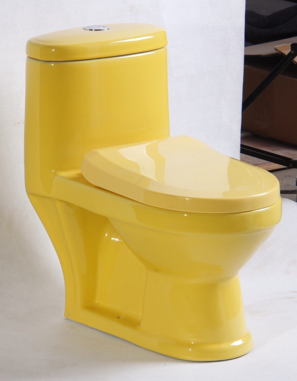 Унитаз напольный-моноблок GID Tr2192y желтый