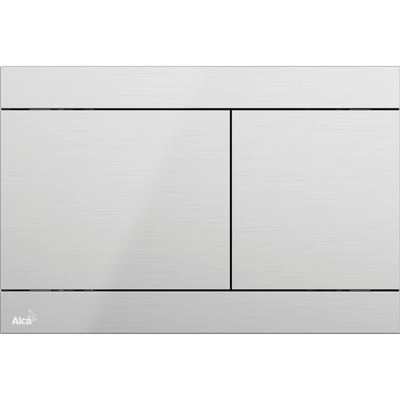Кнопка смыва AlcaPlast Flat FUN-INOX алюминий матовый