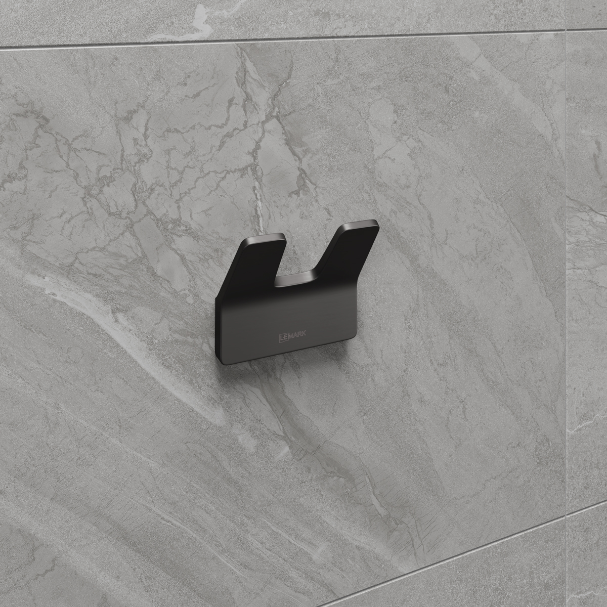 Крючок двойной Lemark SMOOTH LINE 9716006 графит