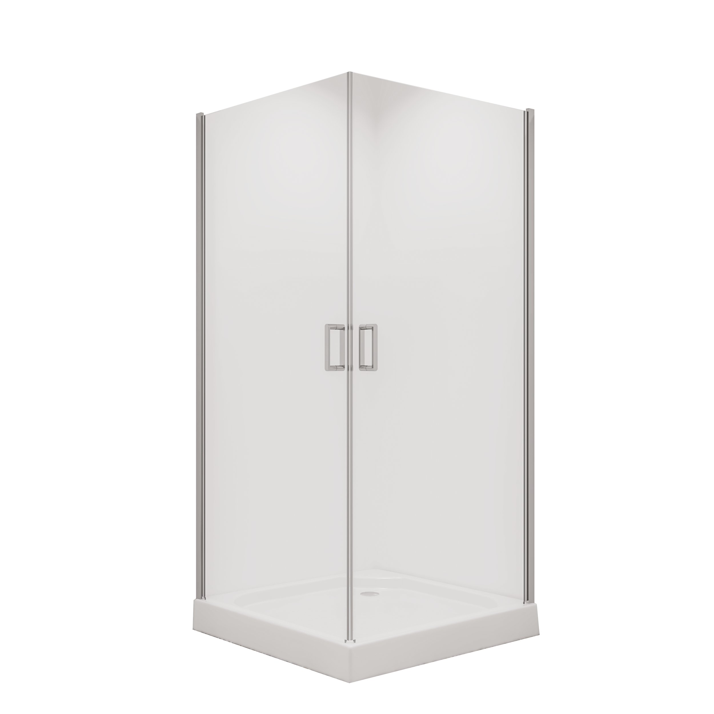 Душевой угол Niagara NG- 6604-08 100x100x190 профиль хром, стекло прозрачное